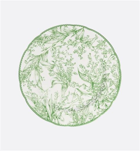 dior plate green|dior maison tableware.